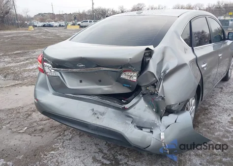 2014 Nissan Sentra Sv z USA, uszkodzony, nr VIN 3N1AB7AP8EY219906